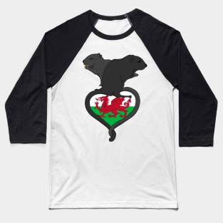 Gerbil Wales (dark) Baseball T-Shirt